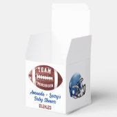 フットボールのベビーシャワー フェイバーボックス (オープン)