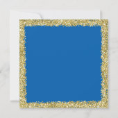 フットボールのベビーシャワー 招待状 (裏面)