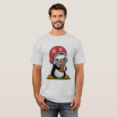 フットボールのペンギン Tシャツ (正面フル)