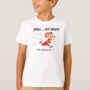 フットボールのマウスのワイシャツ Tシャツ