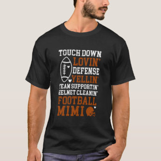 フットボールのミミおばあちゃんの誇り Tシャツ