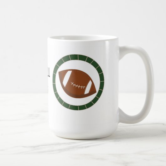 フットボールのルール コーヒーマグカップ (右)