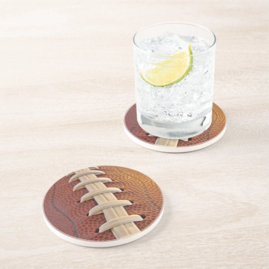 フットボールのレースは飲料用コースター住んでいます コースター (側面)