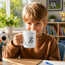 フットボールの世界 クラシックマグ コーヒーマグカップ