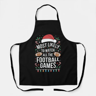 フットボールの全ての試合クリスマスを見る可能性が最も高い エプロン