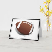 フットボールの切り裂き カード (黄色い花)