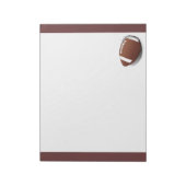 フットボールの切り裂き ノートパッド (回転)