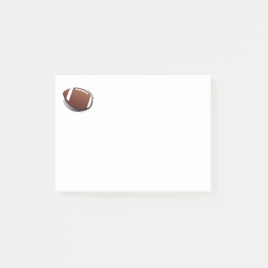 フットボールの切り裂き ポストイット (正面)