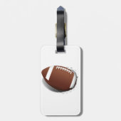 フットボールの切り裂き ラゲッジタグ (裏面縦)