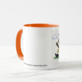 フットボールの女の子のマグ1 マグカップ (正面左)