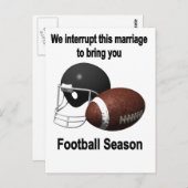 フットボールの季節 ポストカード (正面/裏面)