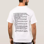 フットボールの完全性の保存のための社会 Tシャツ (裏面)