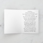 フットボールの寡婦の悔やみや弔慰カード カード (内部)