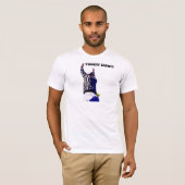 フットボールの審判員のTシャツを着陸して下さい Tシャツ (正面フル)