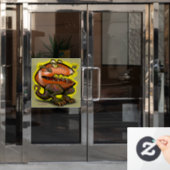 フットボールの怪物 ウィンドウサイン (オフィスドア)