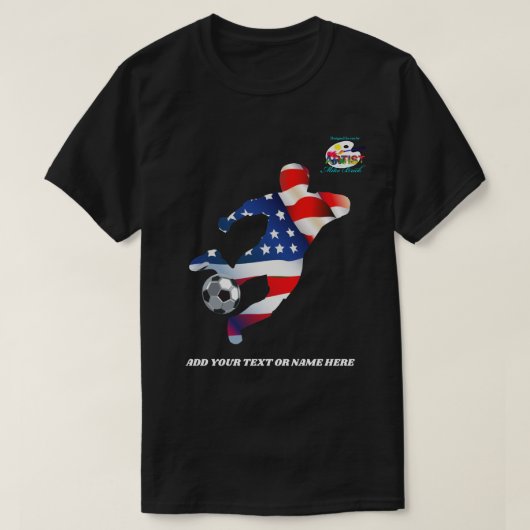 フットボールの愛国心 Tシャツ (デザイン正面)