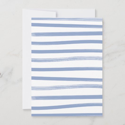 フットボールの物干し誕生日パーティー 招待状 (裏面)