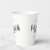 フットボールの物干し誕生日パーティー 紙コップ (右)