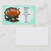 フットボールの獣 名刺 (正面/裏面)