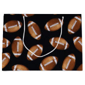 フットボールの用意して下さい ラージペーパーバッグ (正面)