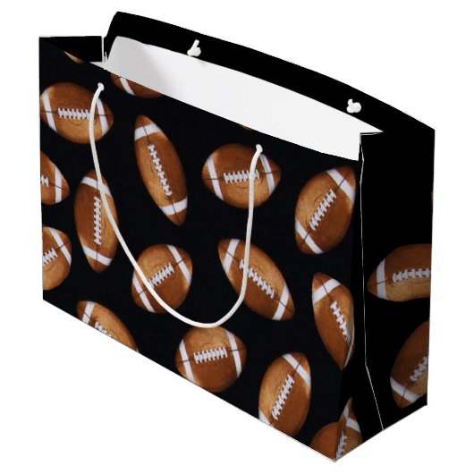 フットボールの用意して下さい ラージペーパーバッグ (裏面アングル)