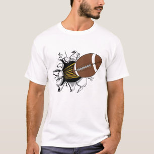 フットボールの破壊者のTシャツ Tシャツ