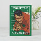 フットボールの試合の招待状 招待状 (スタンド正面)