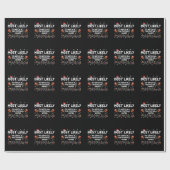 フットボールの試合を見る可能性が最も高い ラッピングペーパー (フラット)