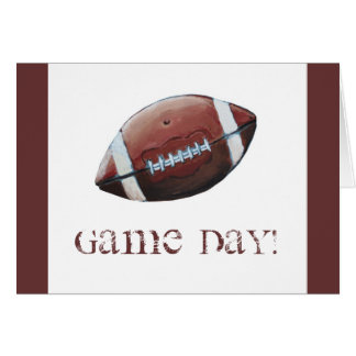 フットボールの試合日!