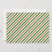 フットボールの誕生会の緑の黒の男の子の写真 招待状 (裏面)