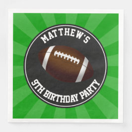 フットボールの誕生日パーティー