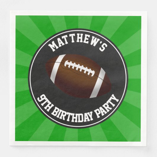 フットボールの誕生日パーティー (正面)