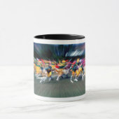 フットボールの#1コーヒーマグ マグカップ (中央)