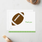 フットボールはオールスターの平たい箱メッセージカード感謝していしています ノートカード (正面/裏面インサイチュ)