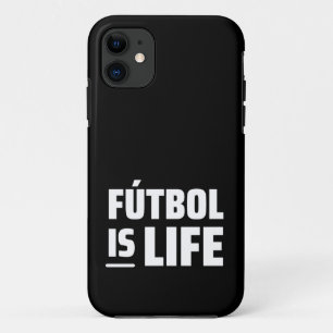 フットボールは人生、サッカー、サッカー、アメルシアのフットバル iPhone 11 ケース