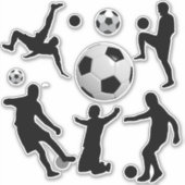 フットボールは全てだ シール (正面)