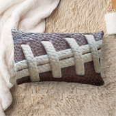 フットボールは枕をひもで締めます ランバークッション (ブランケット)