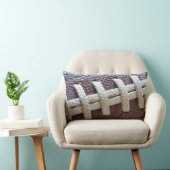 フットボールは枕をひもで締めます ランバークッション (椅子)