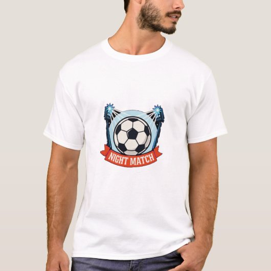フットボールは決して眠らない Tシャツ (正面)
