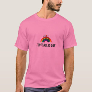 フットボールは陽気です Tシャツ