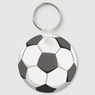 フットボールまたはサッカーボール キーホルダー