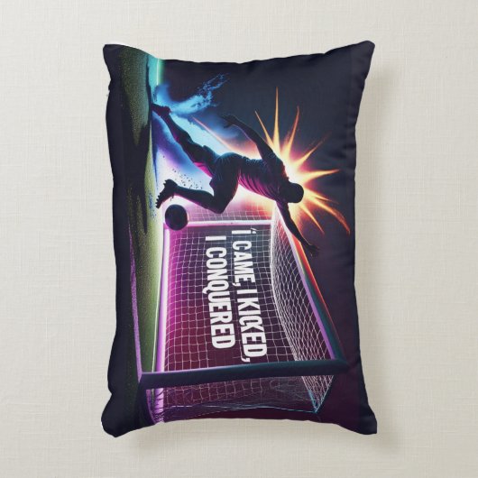 フットボールアクセント枕 アクセントクッション (正面(垂直))