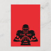 フットボールアンドホットドッグハウスパーティー エンクロージャーカード (裏面)