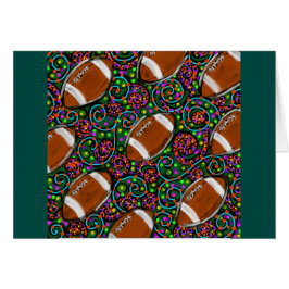 フットボールアートグリーン