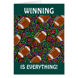 フットボールアートグリーン