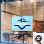 フットボールウィンドウの固定 ウィンドウサイン (カフェ窓)