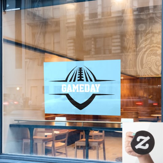 フットボールウィンドウの固定 ウィンドウサイン (カフェ窓)