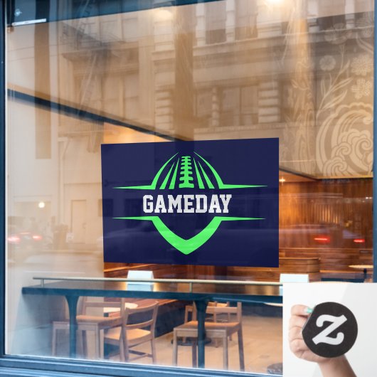 フットボールウィンドウの固定 ウィンドウサイン (カフェ窓)