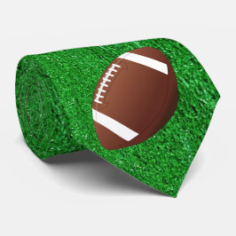 フットボールオングラスプリントネクタイ ネクタイ