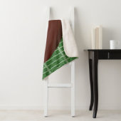 フットボールオンフットボールフィールドデザインシェルパブランケット シェルパブランケット (インサイチュ)